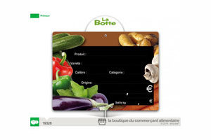 etiquette prix fruits et légumes
